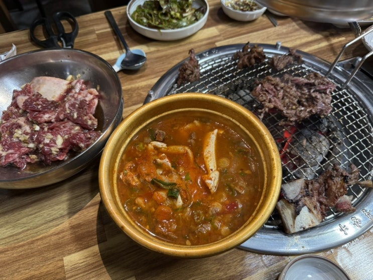  대구 영대병원맛집 생갈비전문점설화에서 한우양념갈비