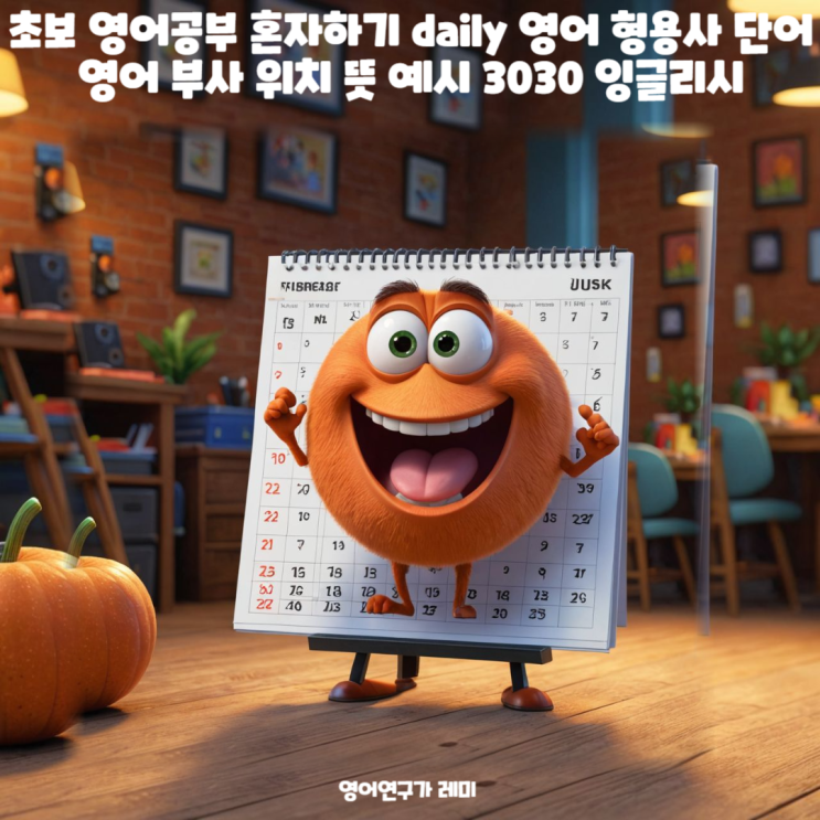 초보 영어공부 혼자하기 daily 영어 형용사 단어 영어 부사 위치 뜻 예시 3030 잉글리시 초보 영어공부 혼자하기 daily 영어 형용사 단어 영어 부사 위치 뜻 예시 3030 잉글리시