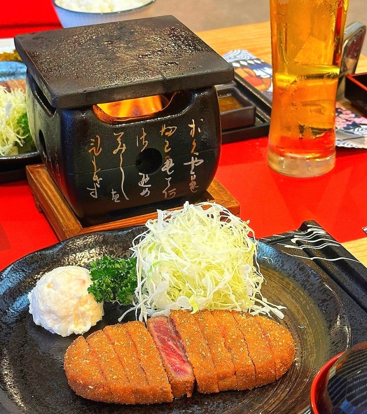  일본 도쿄 근교 후지산 소도시 여행 가와구치코 맛집, 인생 규카츠 발견! 코슈야 (koushuya)