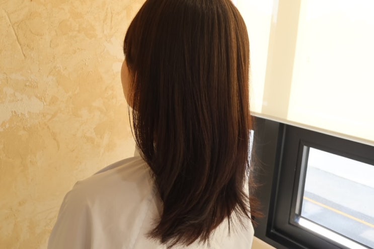  잠실미용실 물느헤어 잠실점 제니 디자이너 후기 커트부터 수분 클리닉까지, 윤기나는 스타일링 완성