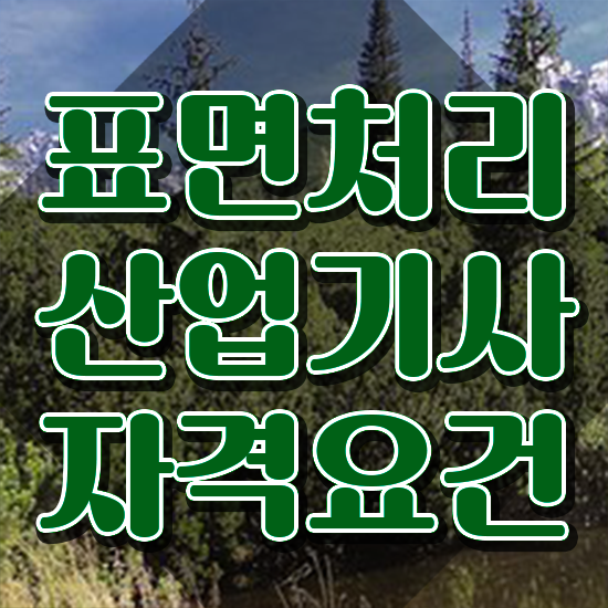  표면처리산업기사 응시조건 온라인 수업으로 빠르게 완료한 과정