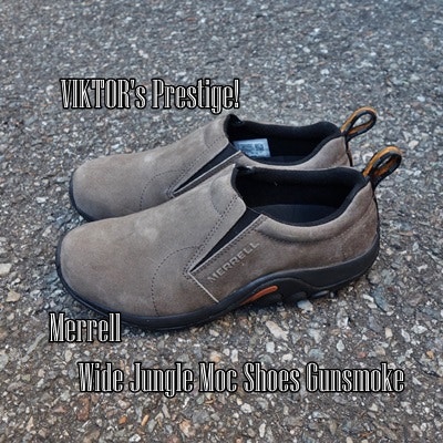 머렐 와이드 정글 목 슈즈 건스모크 (Merrell Wide Jungle Moc Shoes Gunsmoke)