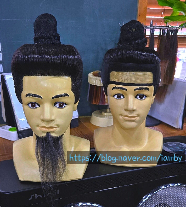  상투 틀기 상투머리 왕 머리 만들기