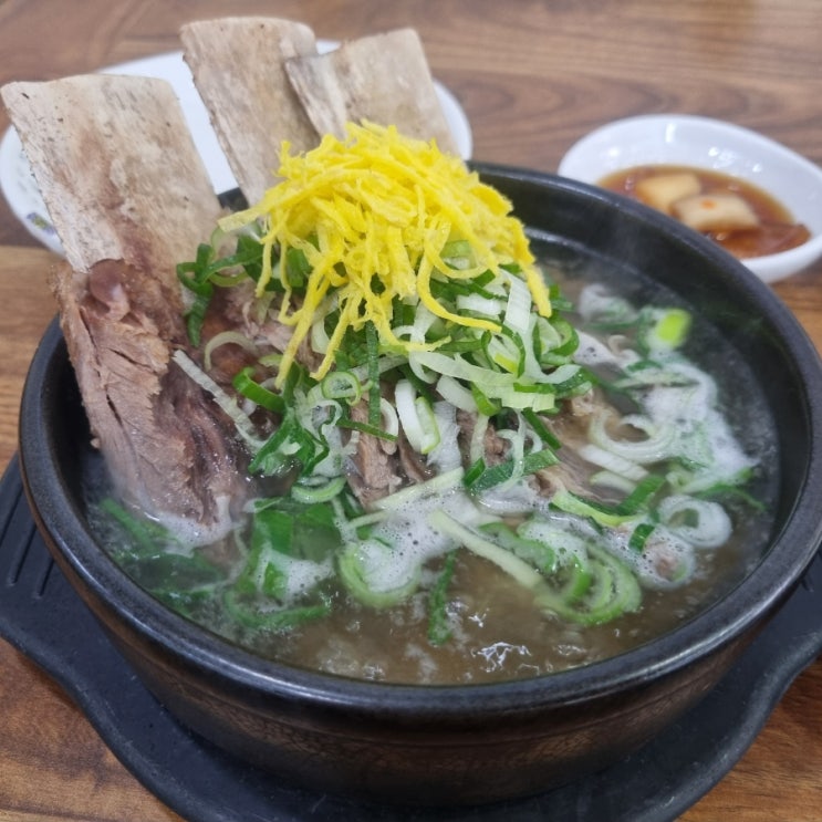 금산 맛집 고봉설렁탕왕갈비탕에서 먹은 왕갈비탕 후기