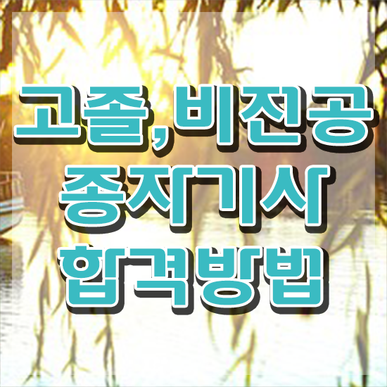  종자기사 하는일 종자기사 응시자격 인강만 듣고 편하게 성공한 노하우