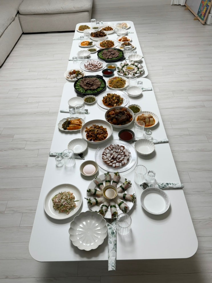  [마포 푸르지오] 맛집 카테고리에 올려야하는 최댈님 집들이 메뉴 아롱사태수육 갈비찜 문어숙회 맛집