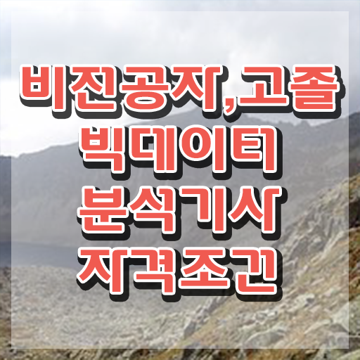  , 빅데이터분석기사 응시조건 온라인으로 빠르게 완료한 전략