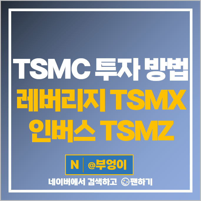 TSMC 주식 미국 ETF 투자 방법 레버리지 TSMX 인버스 TSMZ TSMC 주식 미국 ETF 투자 방법 레버리지 TSMX 인버스 TSMZ