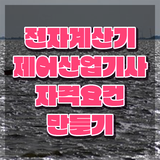  전자계산기제어산업기사 자격요건 온라인으로 간편하게 준비한 과정