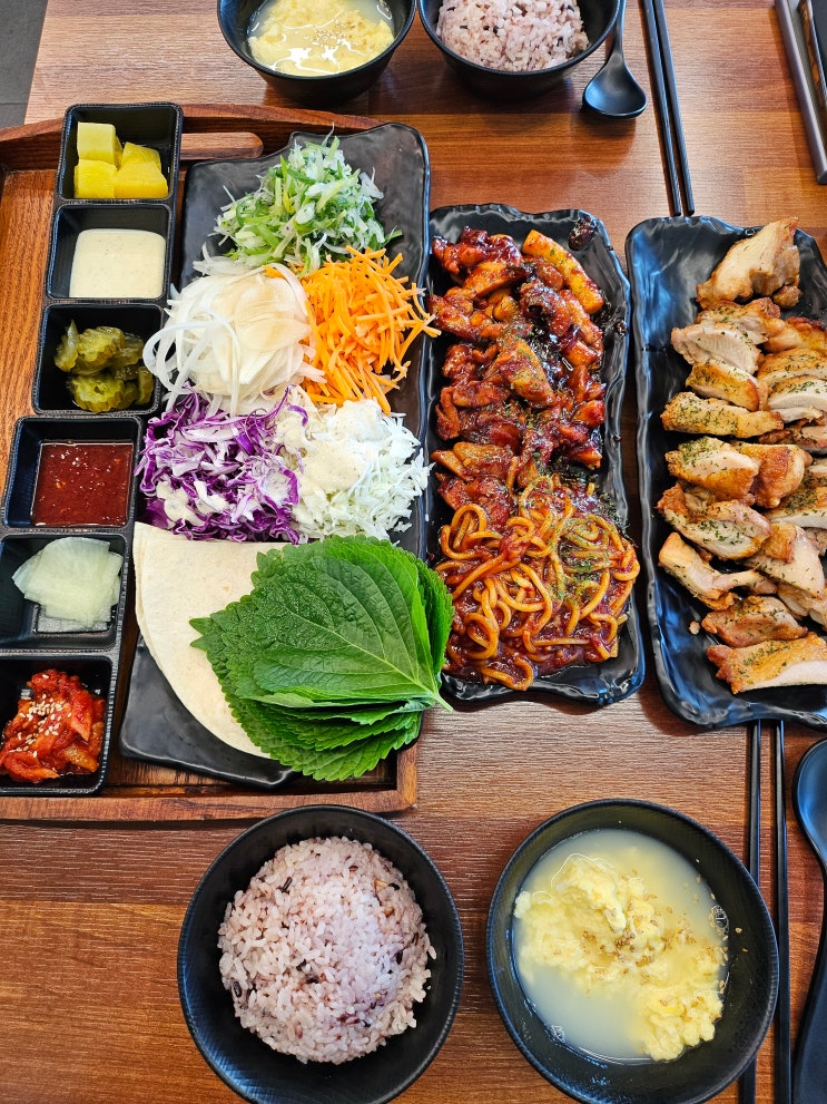  경상대 인근 맛있으면서 가성비있게 한끼 식사가 가능한 진주 가좌동 맛집 쌈마이닭쌈밥