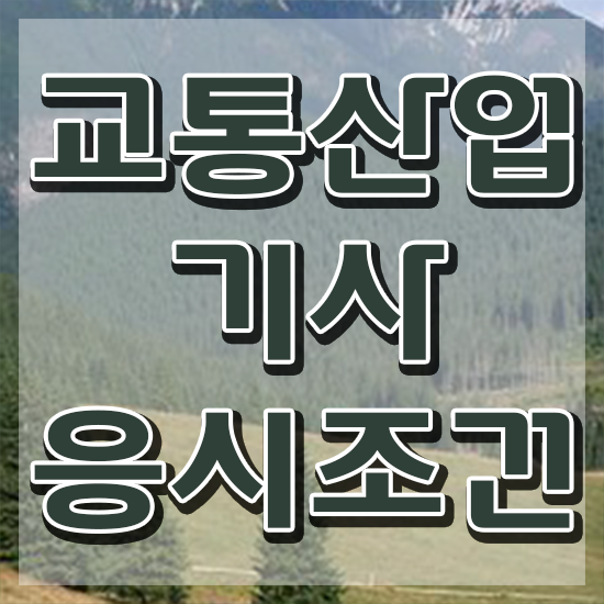  교통산업기사 자격요건 독학으로 단기간에 성공한 방법