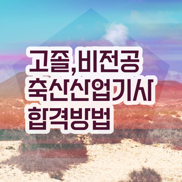  축산산업기사 자격요건 인강으로 단기간에 성공한 노하우