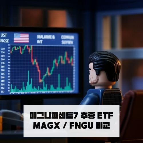  매그니피센트7 추종 ETF인 MAGX와 FNGU 비교