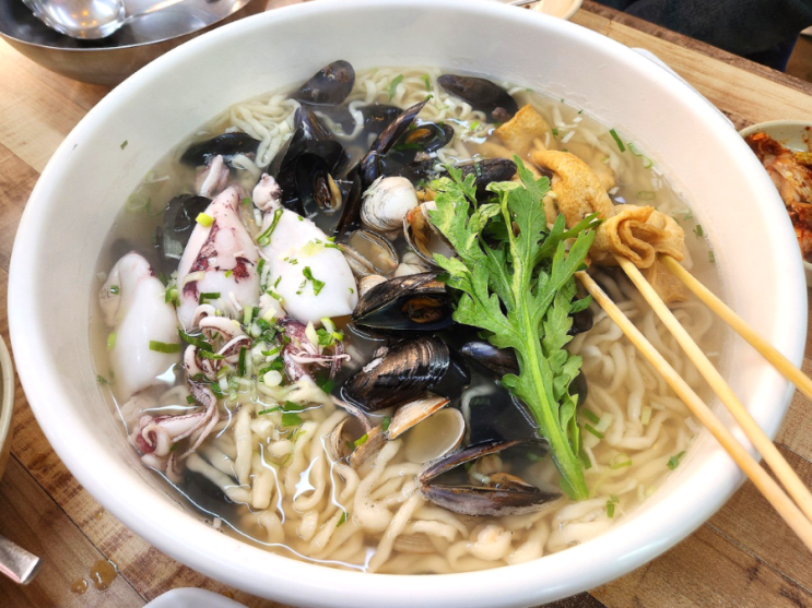  내가 먹어본 부산역 해산물 칼국수 중 찐 맛집!!