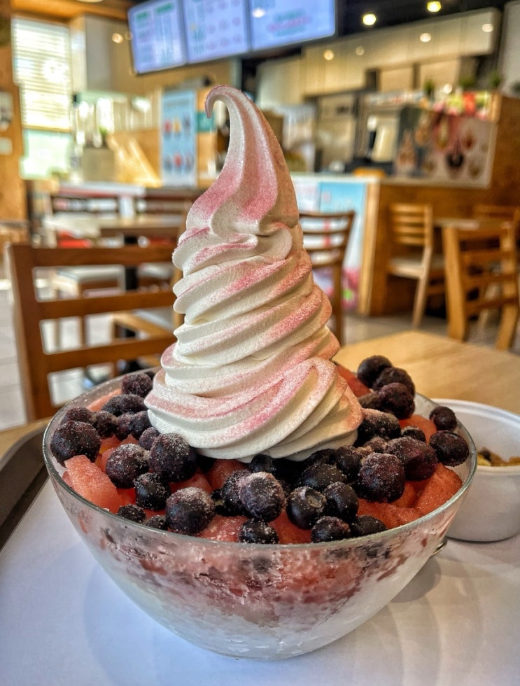  수원 영통 경희대맛집 가성비좋은 화이트스노우빙수