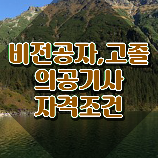  의공기사 취업 의공기사 응시조건 인강만 듣고 간단하게 완료한 비법