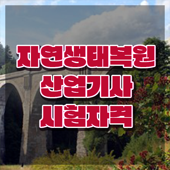  자연생태복원산업기사 시험 조건 자연생태복원산업기사 응시자격 인강으로 단기간에 완료한 후기