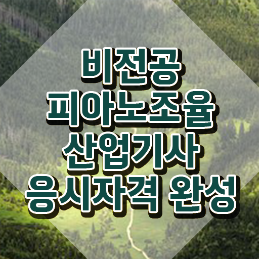  피아노조율산업기사 필기 과목 피아노조율산업기사 응시자격 인강으로 단기간에 준비한 과정