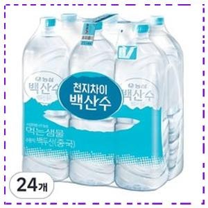 백산수 생수 무라벨, 2L, 24개 리뷰와 함께 알아보기