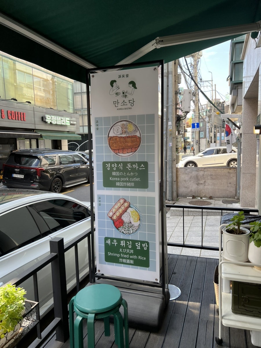 Donkatsu & Chicken Mayo Rice Bowl Lunch at Mansodang, Apgujeong Seoul 2