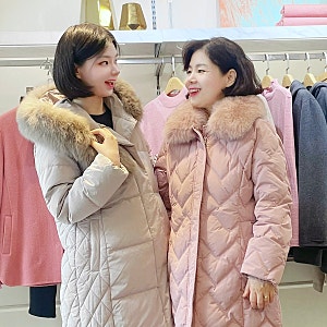 다리미 패밀리 패션 옷 피에이티 PAT 여자 겨울 패딩 추천 매장 선릉직영점