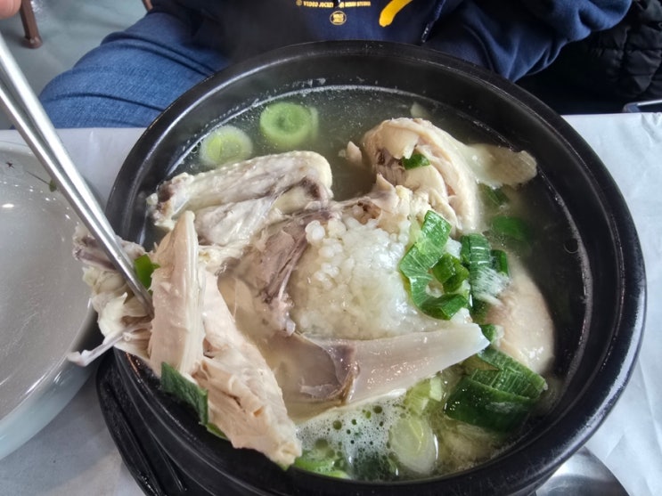  충북 옥천 삼계탕 먹고  몸보신합니다![배밭촌 누룽지 오리 백숙 삼계탕]
