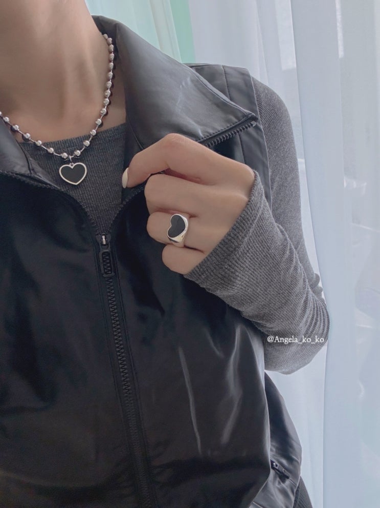  논논 하트 반지, 하트목걸이 NONENON Jewelry
