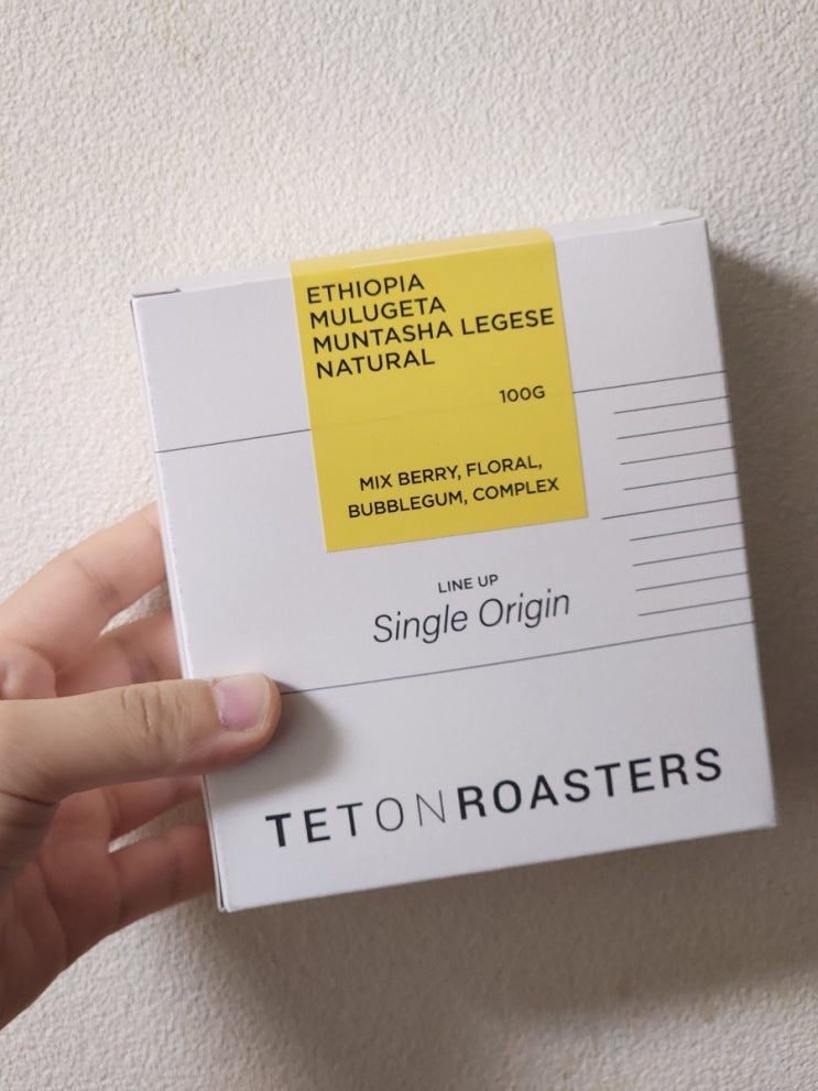 티턴로스터스(TETON ROASTERS) 원두 시음 후기: 에티오피아 뮬루게타 문타샤 ☕️