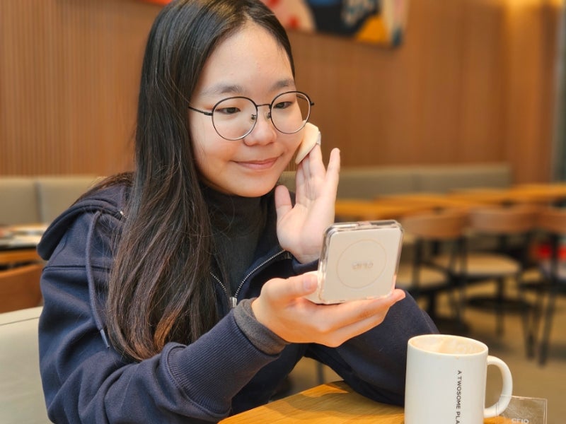 올리브영 촉촉한 쿠션 추천 , 클리오 킬커버 란제리 21C 사용후기