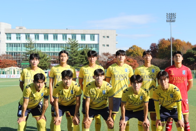 <b>축구</b>U<b>리그</b>1 왕중왕전 4강] ‘유종의 미’ 전주대, <b>선문대</b>에... 