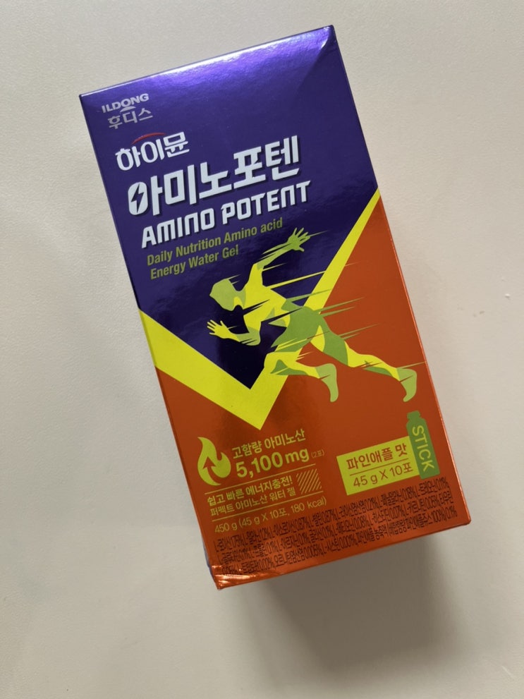 달리자 고함량 아미노산 에너지젤 하이뮨 아미노포텐 후기