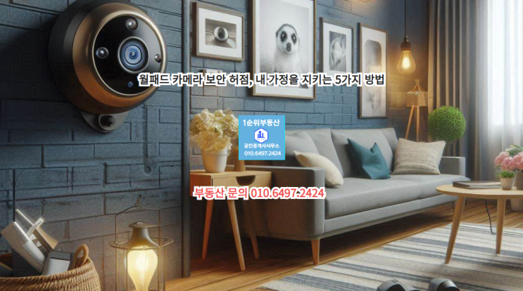 월패드 카메라 보안 허점, 내 가정을 지키는 5가지 방법