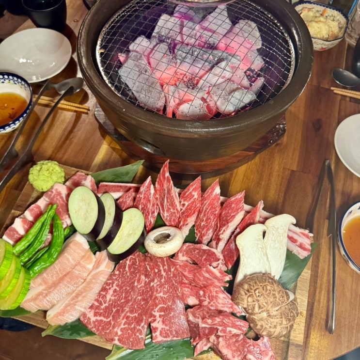  이태원 고기집 237화로 경리단길 데이트 야끼니꾸 셋트 A 후기