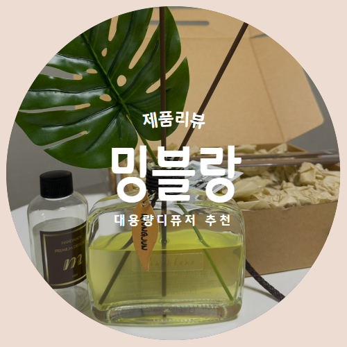  입주선물로 딱 좋은 대용량디퓨저 추천 "밍블랑" 제품리뷰