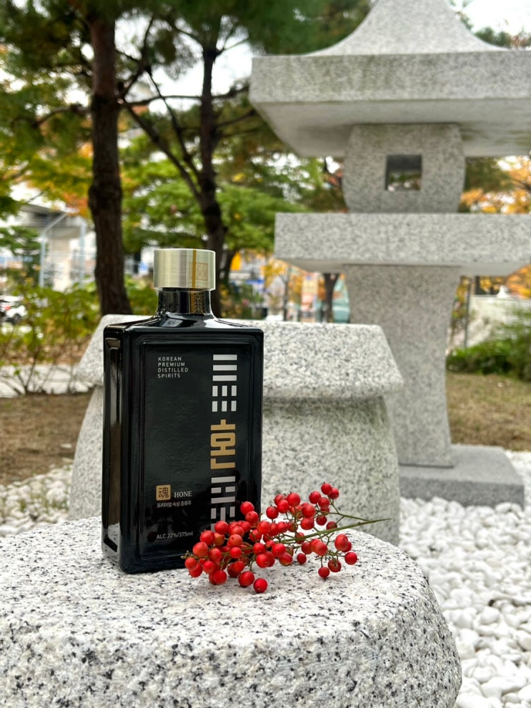  전통주 추천 프리미엄 소주 사과 증류주 혼