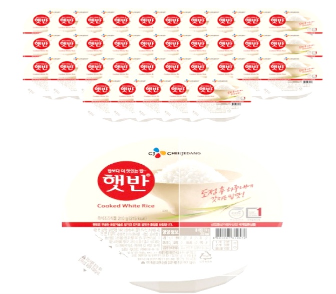  CJ 햇반, 210g, 36개