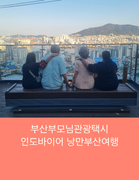  부산부모님관광택시 인도바이어 낭만부산여행