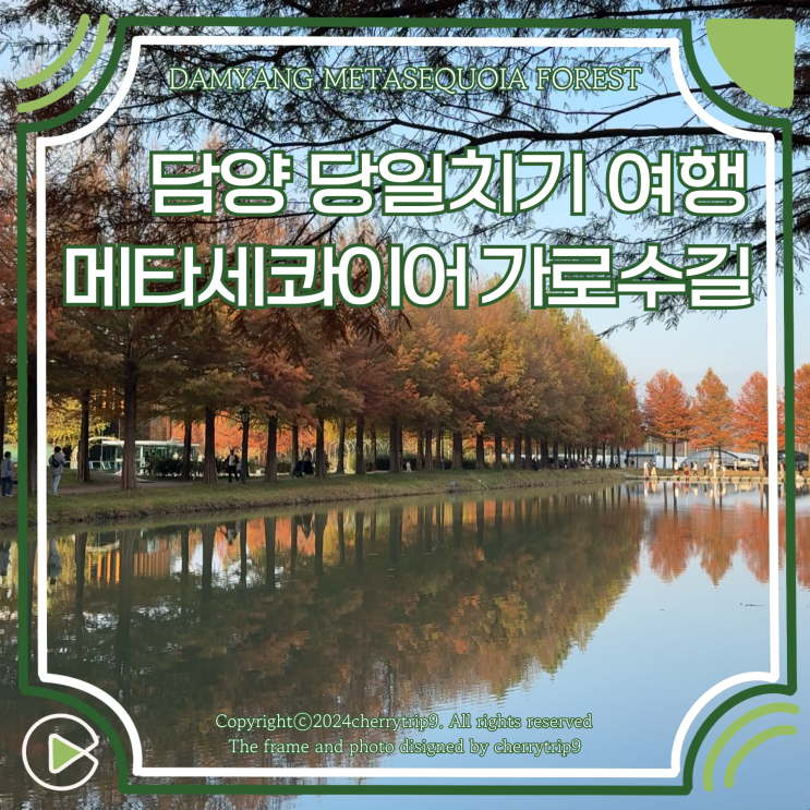  담양 가볼만한곳 메타세콰이어길 단풍 메타프로방스 가을 여행 당일치기 추천