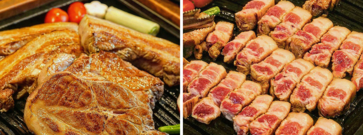  광주첨단 고기집 마장동김씨, 얼룩돼지 삼겹살의 진수를 경험하다