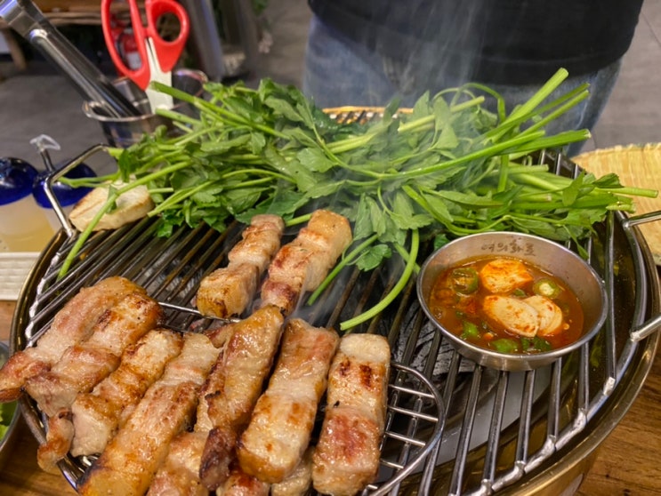  여의도 삼겹살 맛집 여의화로 : 구워주는 고기집 회식장소 추천