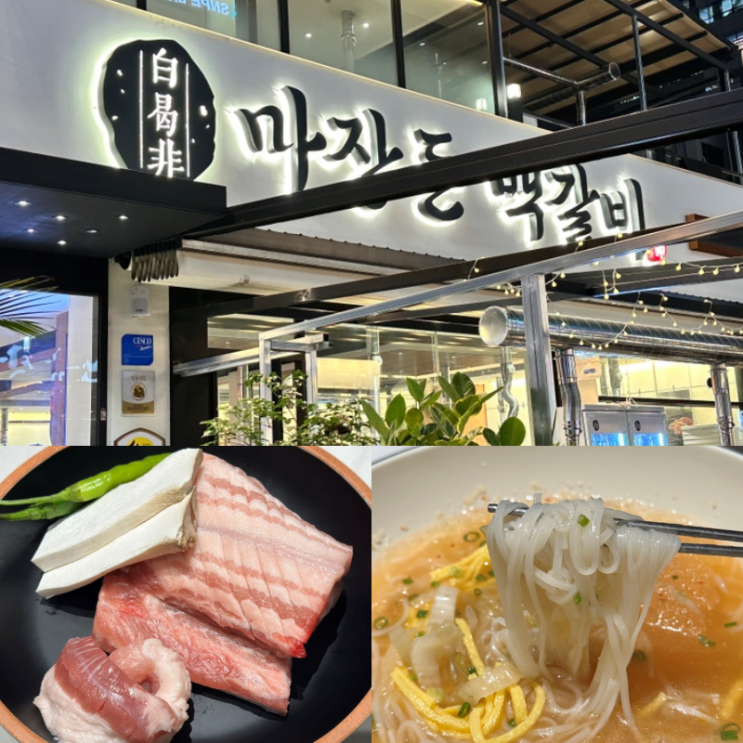  정자역 맛집 백갈비 맛있는 이색 고기집 찐맛집 분당 데이트