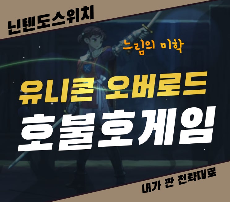  유니콘 오버로드 호불호 갈리지만 나와 맞으면 재미있는 닌텐도스위치 게임