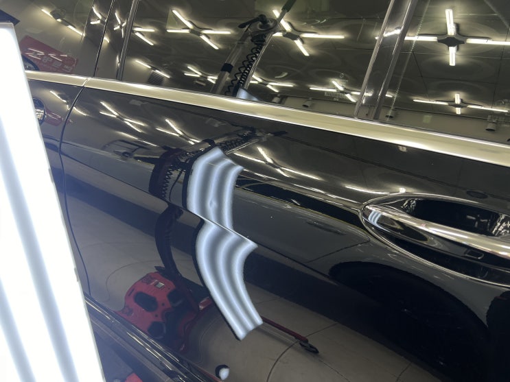  벤츠S350d 문콕덴트 완벽한가요? 수입차보험수리