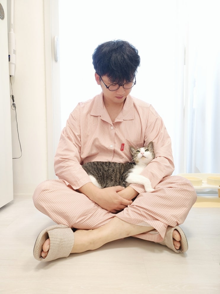  고양이집사들에게 강력 추천, 댄스온더플로어 퍼리스파자마 부드럽고 편해요 :)