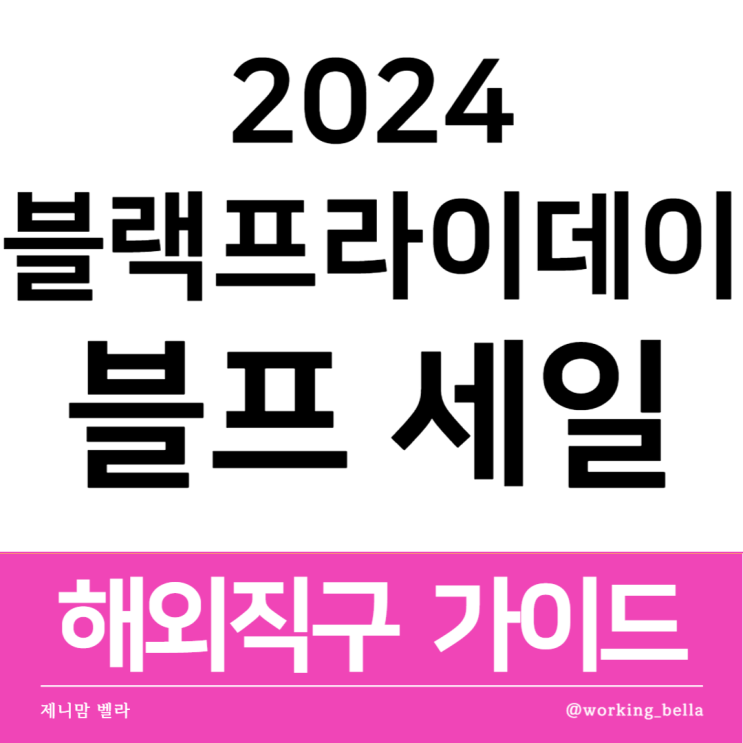  블프 해외직구 성공 가이드 2024 블랙프라이데이 (관세 규정 면세 범위 통관 주의사항)