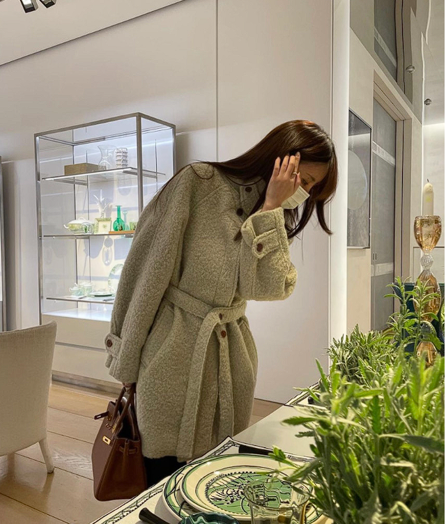 LONDON FLAT | 도매택브랜드 런던플랏 코트 부르클린 알파카 하프 리뷰 _ London Flat Brooklyn Alpaca Buc....