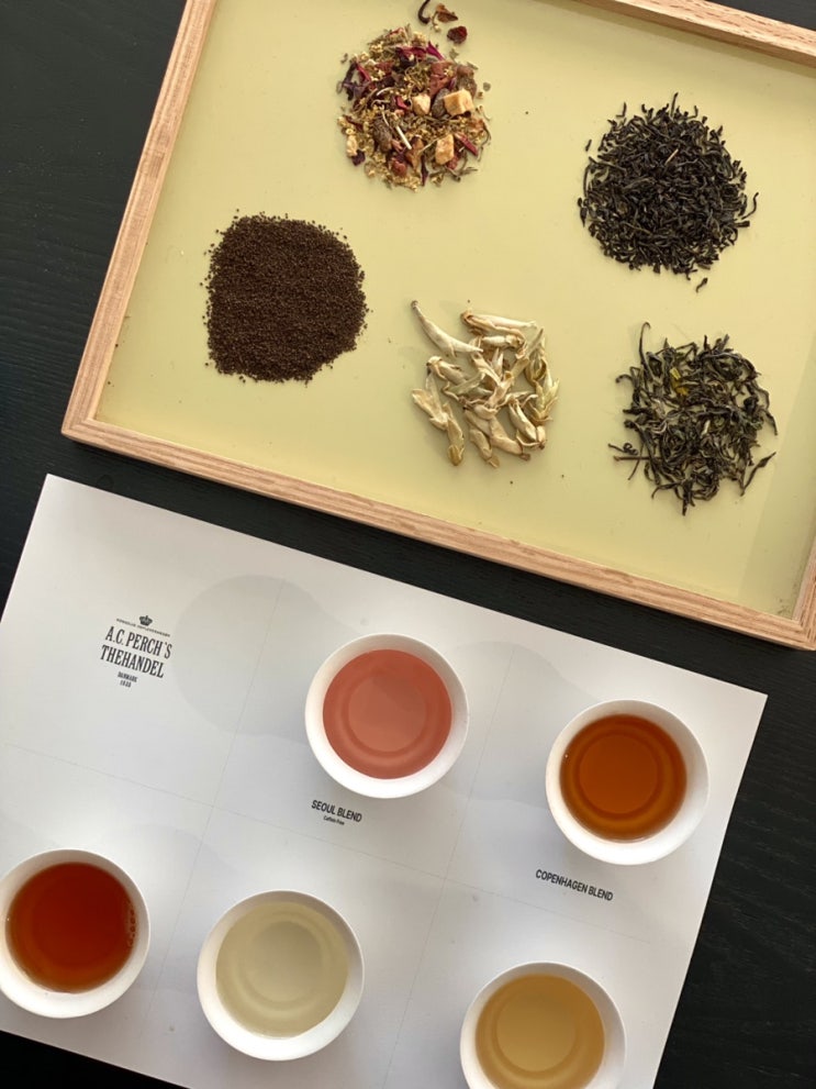  북촌 안국 TEA BAR : 아이코닉 티 테이스팅 : A.C. 퍼치스 티핸들, 티 시음회 세션 후기