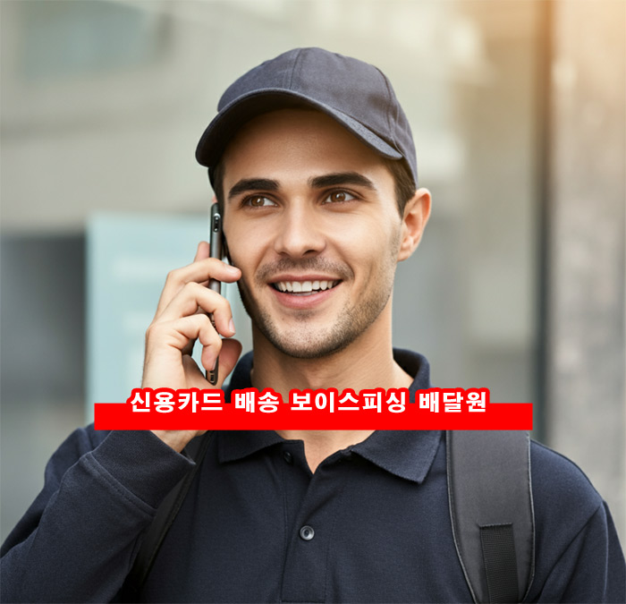  신용카드 배송 보이스피싱 우체국 집배원 배달원