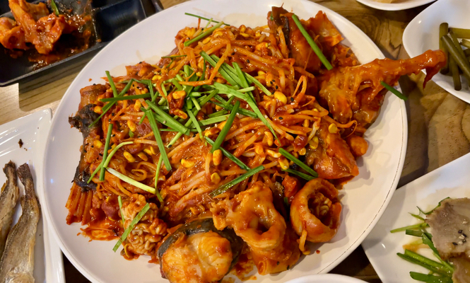  군산 지곡동 물회맛집 오늘도물회아귀찜에서 아구찜 먹고 온 후기