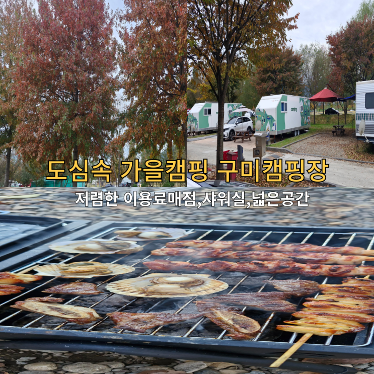  구미 캠핑장 예약  도심에서 즐기는 가을 캠핑